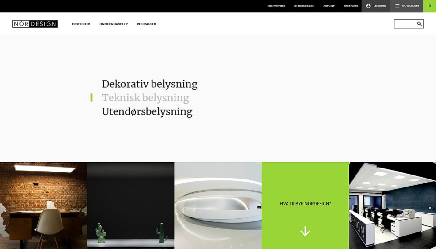 Ny hjemmeside / webshop