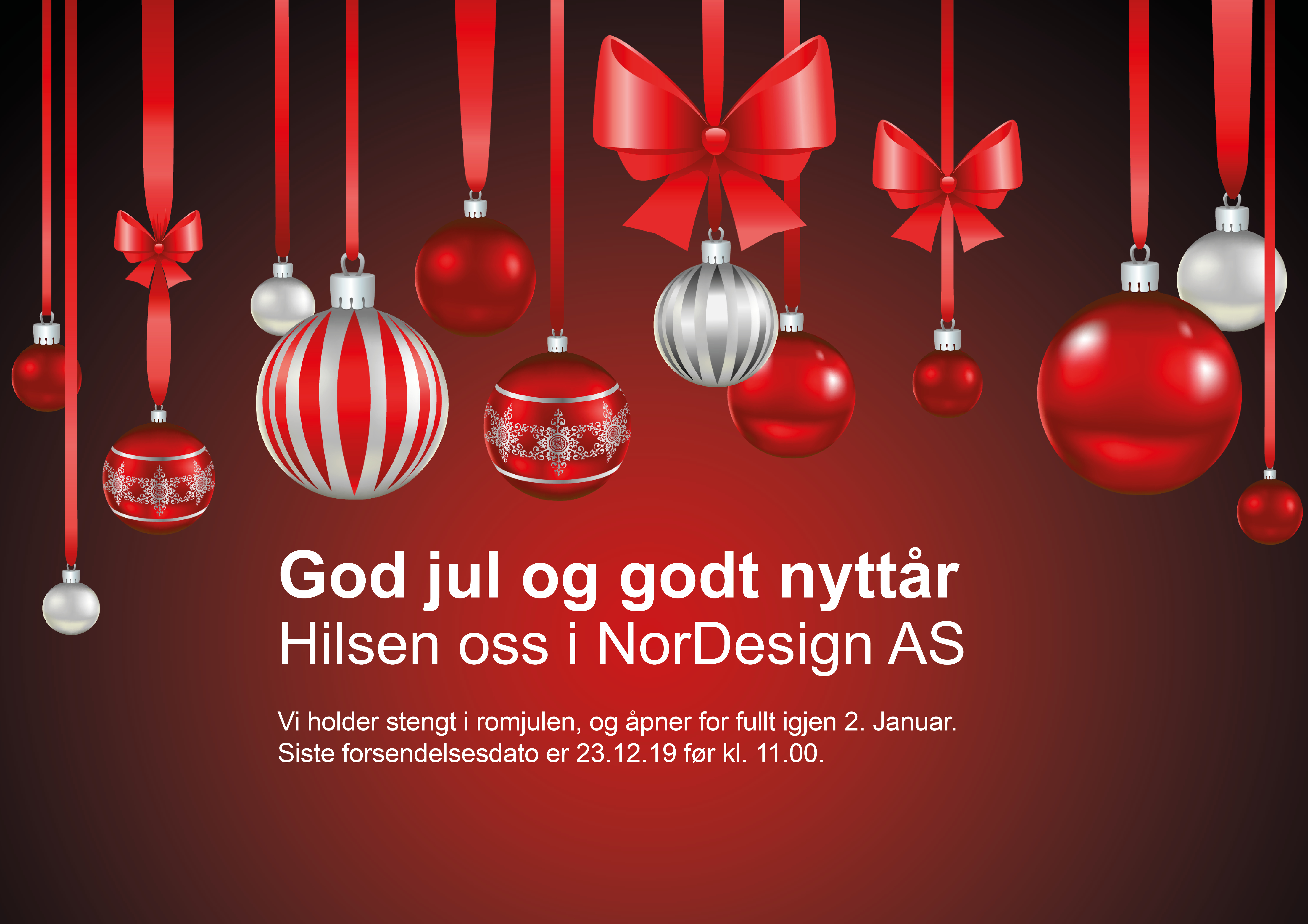 God jul og godt nyttår