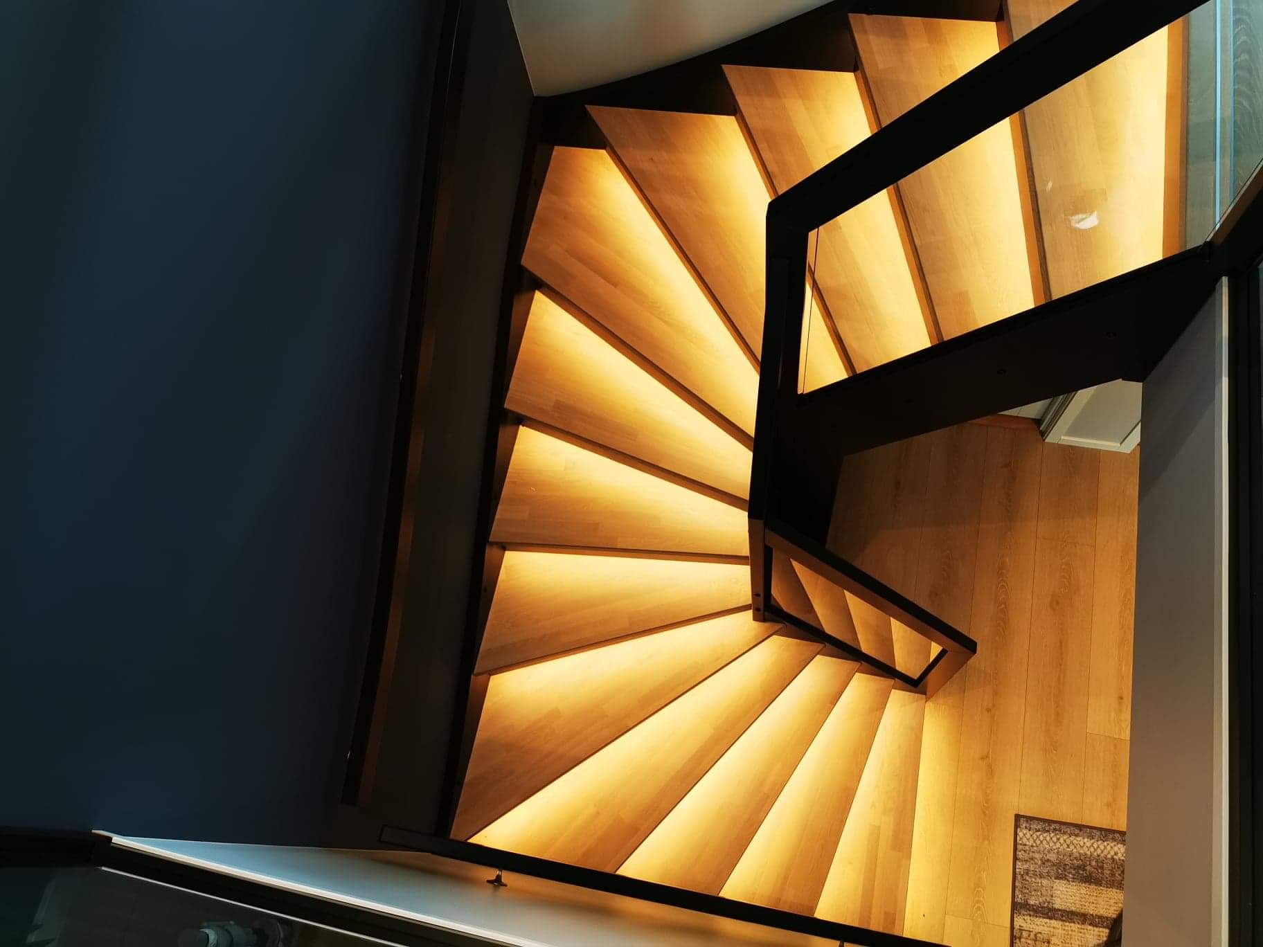 Trappebelysning med LED-Strip