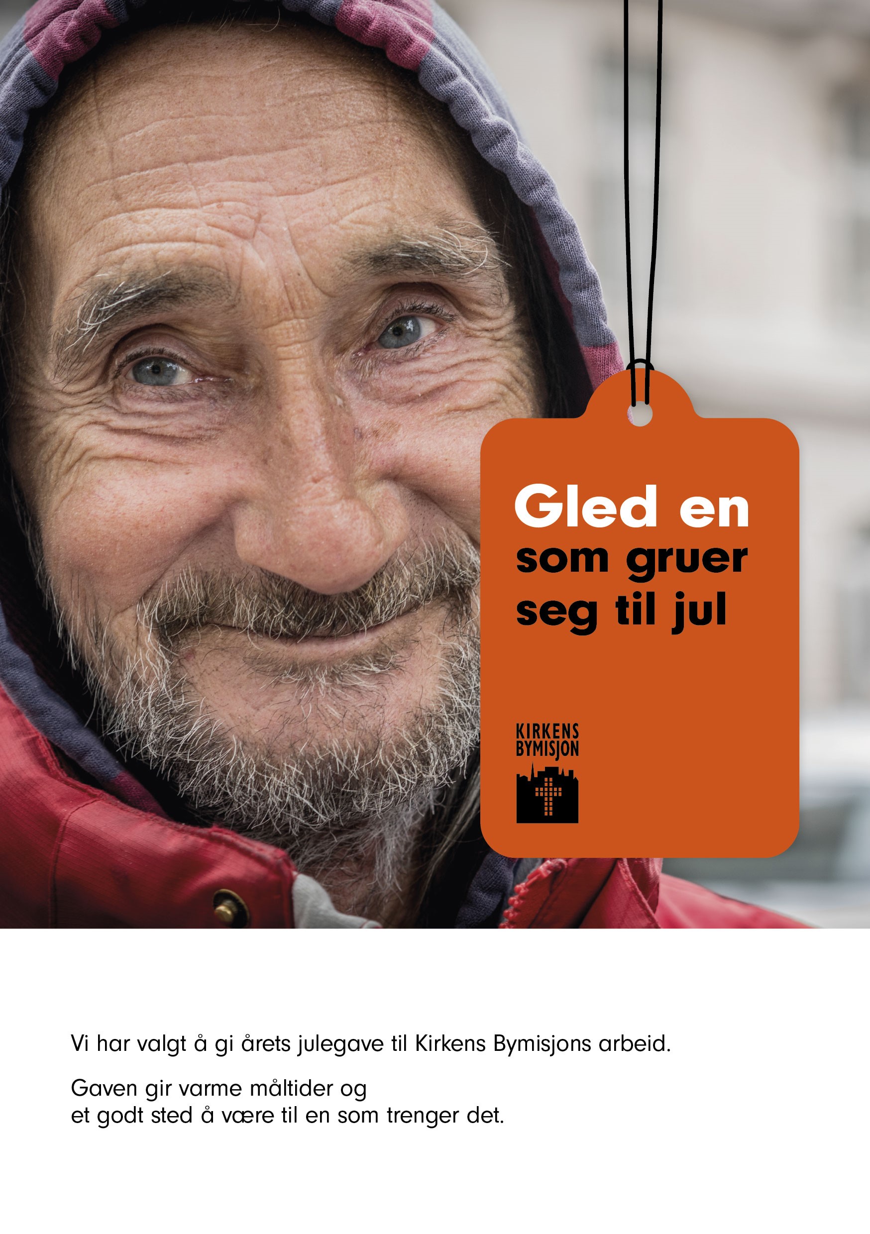 Vi har valgt å gi årets julegave til Kirkens Bymisjon